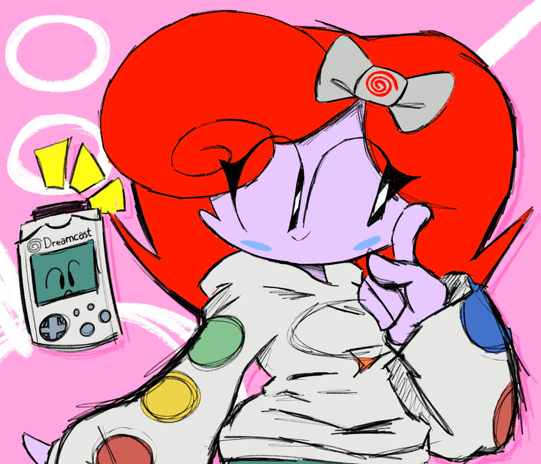 [OC] Maya Katana - Dreamcast Girl